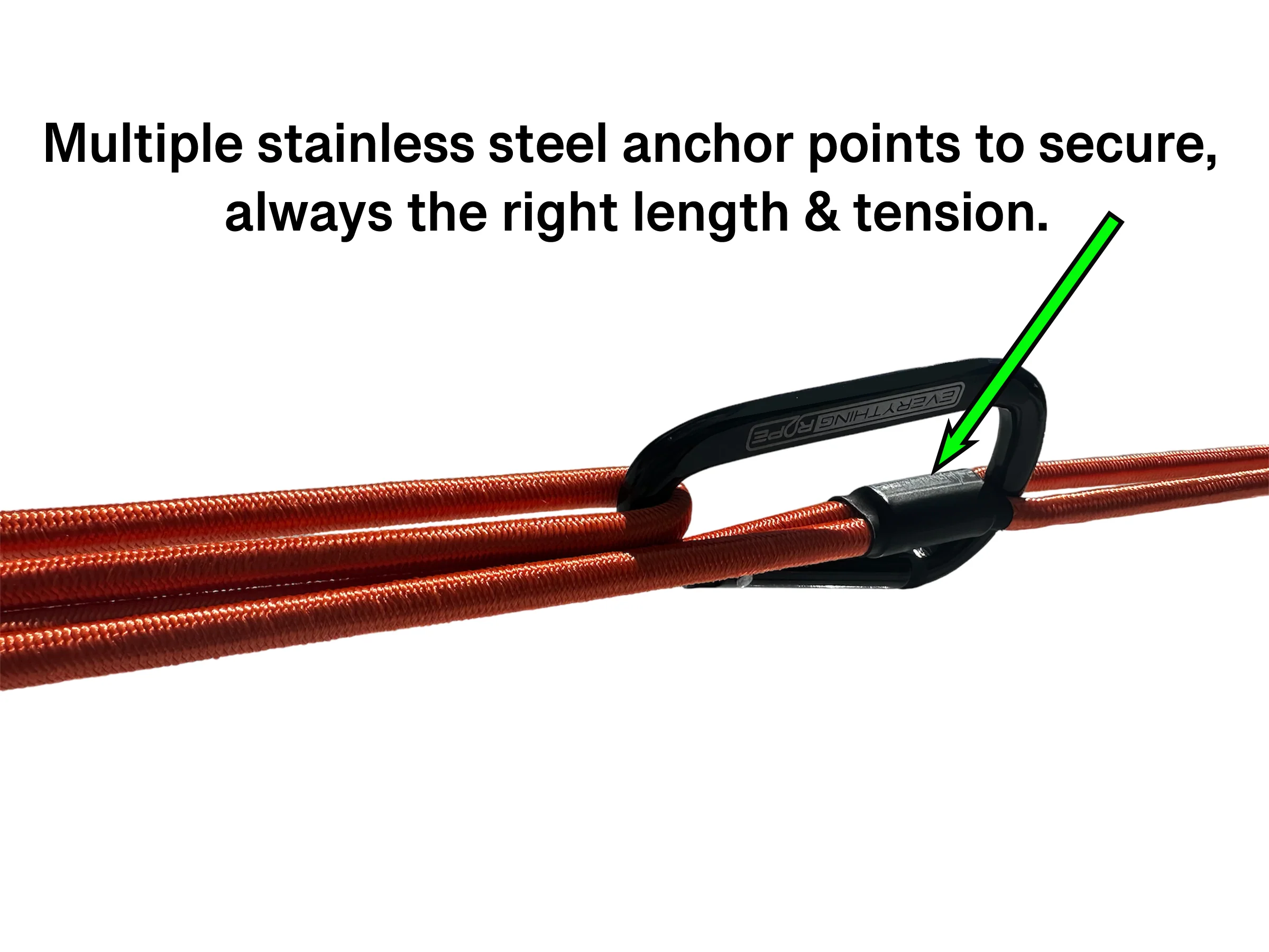 Everything Rope Multi Use Bungee Cord, These 5' Adjustable Bungee Cords are the last tie down you will ever need. Always the perfect length. - Image 3