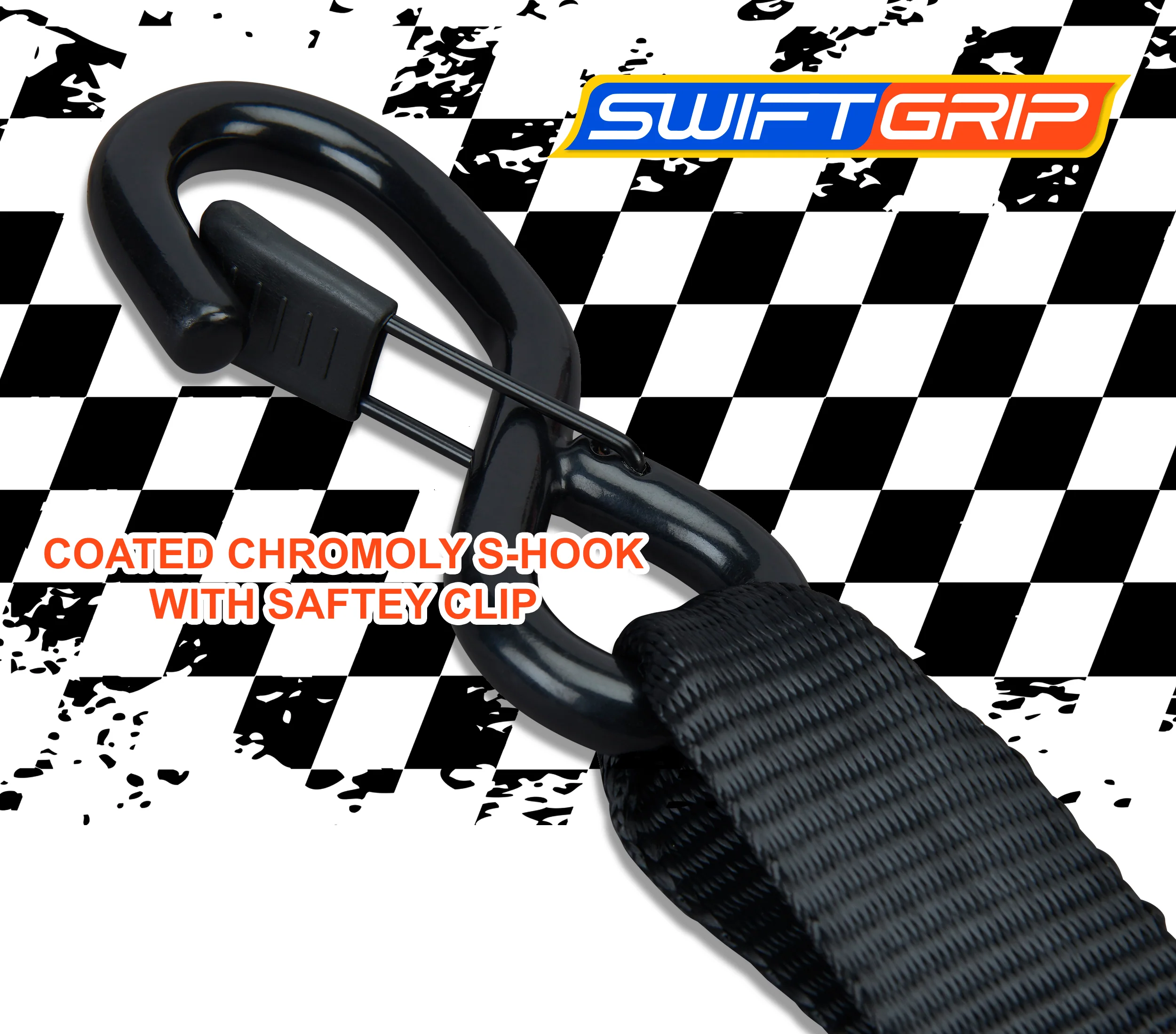 Ratchet Straps Heavy Duty Tie Downs, (4) Heavy Duty Ratchet Strap with Integrated Soft Tie Hook, UTV Tie Down Straps, Motorcycle Tie Down Straps, Padded Handles & Coated Chromoly Hooks, RED - Image 3